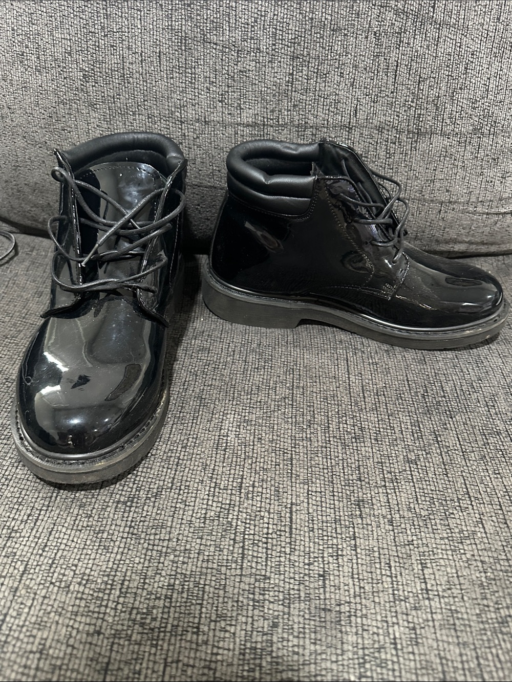 Rocky Men’s Black Patent Chukka Boots